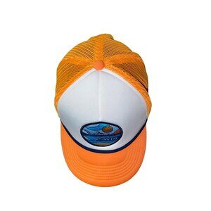 AVID Trucker Hat Used Fishing Unisex Foam Orange